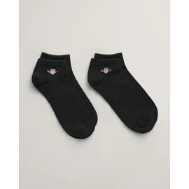 GANT Sneakersocken 2-Paar Schwarz 40-42