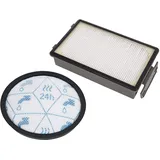 Rowenta ZR007700 Filter Kit für X-Ô-Staubsauger Modelle | geeignet für: IX7757, IX7767 und IX7777 | bestehend aus 1x Schaumstofffilter und 1x Hochfiltrationsfilter | Schwarz/Weiß