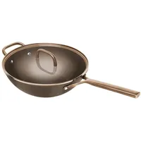 Zwilling Milano Wok mit Glasdeckel 30 cm, Braun