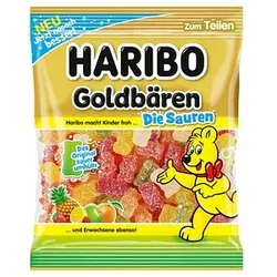 HARIBO Goldbären Die Sauren Fruchtgummi 175,0 g