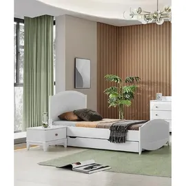 aea Bett + Nachttisch Kinderzimmer Möbel Bett Kinderbett Nachttisch), 2tlg.