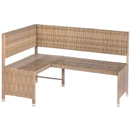 Merxx Eckbank 100 x 91 x 148 cm Beige/Grau
