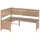 Merxx Eckbank 100 x 91 x 148 cm Beige/Grau