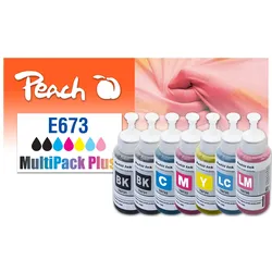 Peach Spar Pack Plus Tintenpatronen, kompatibel zu Epson T6737