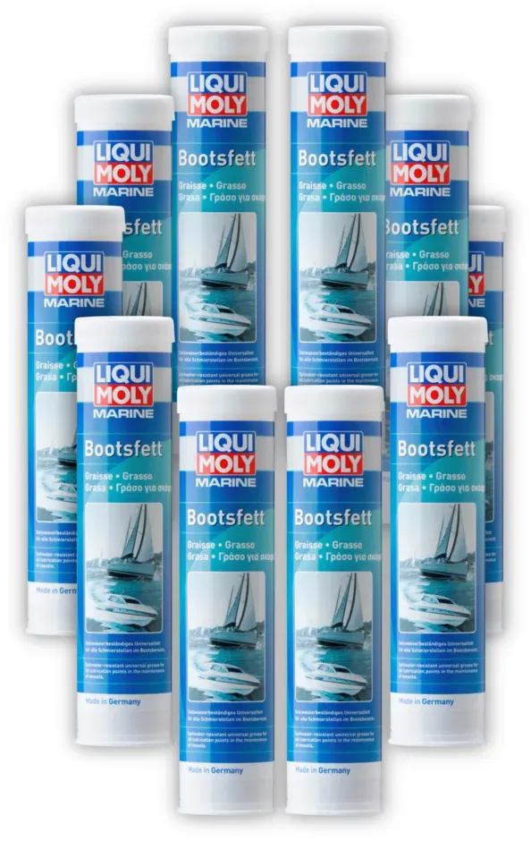 10x 400g LIQUI MOLY 25043 Schmiermittel Marine Bootsfett Schmierung Schiff Boot