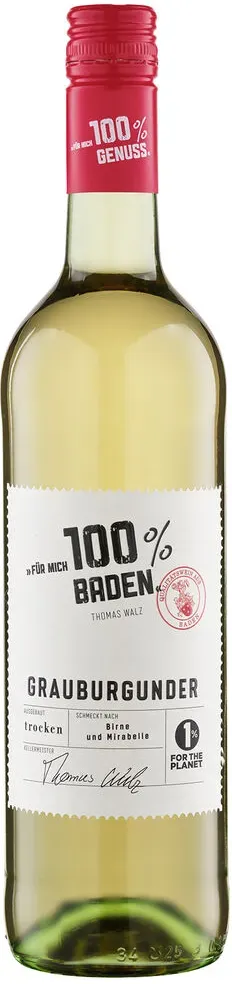 Grauburgunder (2022), Das ist 100% Baden