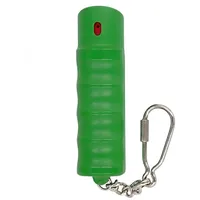 KKS Tierabwehrspray Pfefferspray Schlüsselanhänger 15ml Tierabwehrspray – Made in Germany, Sicherheit für unterwegs - Stabiler Schlüsselanhänger mit Karabiner, Freiverkäufliches Tierabwehrspray grün