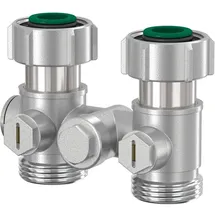 Simplex Einrohrarmatur 3/4" M x G 3⁄4" F Durchgang Einrohr-Hahnblock G Innengewinde