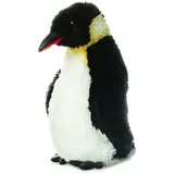 AURORA Aurora, 31194, Mini Flopsie Emperor Pinguin, 20cm,Plüschtier, schwarz/weiß