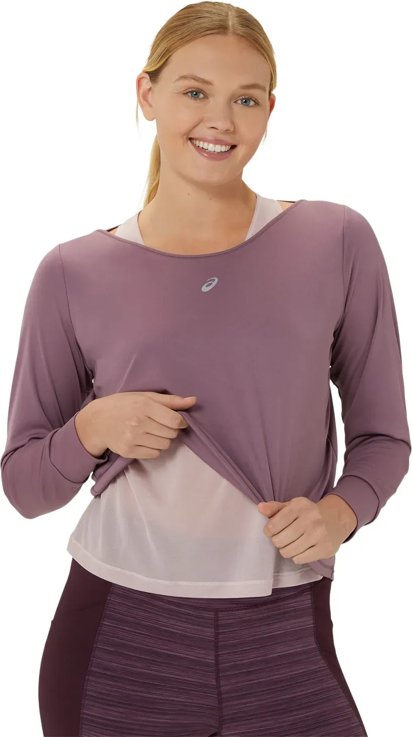 Asics Laufshirt »D Laufshirt« Asics dusty mauve XS (34)