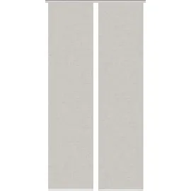 VISION S PIVE 2er SET" Gr. 1, grau (taupe), B:60cm H:260cm, Polyester, Gardinen, Schiebevorhang Digidruck 2er Set PIVE
