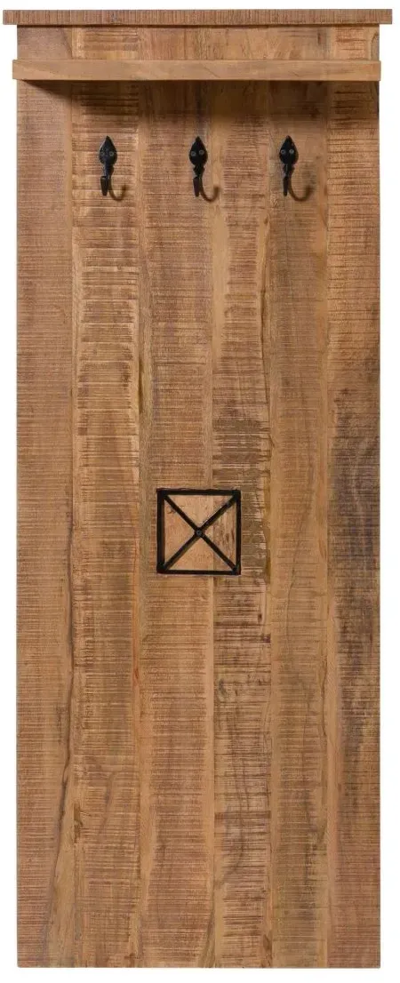 Garderobe Akazie 59x30x145 natur versiegelt NATURE OF SPIRIT #311