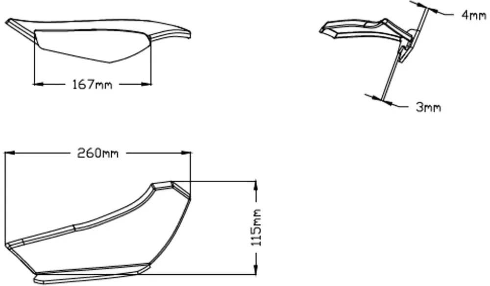 Puig Sport Downforce zijspoilers