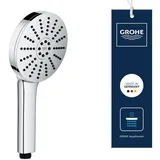 Grohe 1348630000 - Handbrause Vitalio Joy+ 120, mm, glänzender chrom, - Chrom glänzend