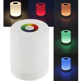 ChiliTec LED Tischleuchte Warmweiß + RGB 2 St.