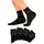 H.I.S. Basicsocken H.I.S, Mädchen, Gr. 23-26, schwarz, Baumwolle, Elasthan (LYCRA), Polyamid, unifarben, elastisch, Socken, mit kontrasfarbenem Logo