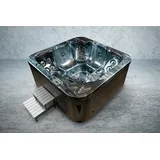 Premium Outdoor Whirlpool Torina 215x215cm + Vollausstattung