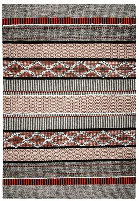 pad Webteppich Nova 170 x 240 cm Mischgewebe Rot