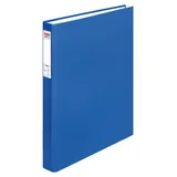 A4, 1 Stück, 2-Ring-Kombi-Mechanik, 25 mm Füllhöhe, blau