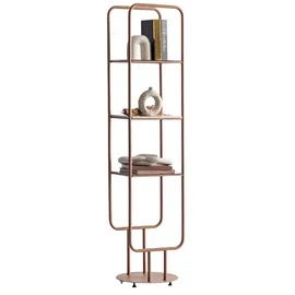 JVmoebel Bücherregal 30 x 40 x 180 cm Gold