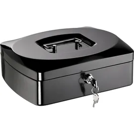 Alco Geldkassette 255x200x90mm 8 Fächer schwarz
