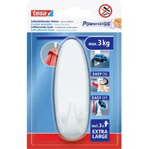 Tesa Powerstrips XL Oval Klebehaken für max. 3,0 kg 28,7 x 38,8 mm