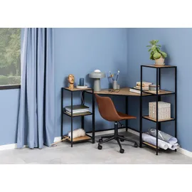 Actona Bücherregal 37 x 119,5 x 35 cm Schwarz