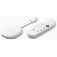Google Streaming-Stick Chromecast Android 4K TV HDR WLAN HDMI Streaming Box Player, (Kompatibel mit Google Assistant), für Serien, Filme - Netflix, Amazon Prime und vieles mehr weiß