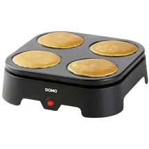 DOMO collection DOMO DO1094P Pancake-Maker Antihaftbeschichtung Schwarz