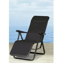 barths Lugano Relaxliege 65 x 85 x 114 cm anthrazit klappbar