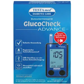 Testamed GlucoCheck Advance Starter-Kit mg/dl 1 St