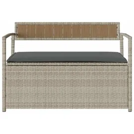 vidaXL Gartenbank 55 x 74 x 0 cm Grau