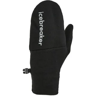 Icebreaker Merino Sierra Convertible Mitten Handschuhe Unisex Schwarz-M