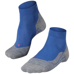 FALKE Herren Laufsocken Quarter - Sportsocken, Fitness, Polsterung Blau 39-41 (5.5-7.5 UK)
