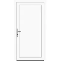Kunststoff Nebeneingangstür nach Maß "DIANA-M" Weiß RAL 9016 beidseitig innen öffnend DIN links
