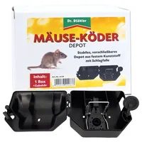 Dr. Stähler Mäuseköder Depot mit Schlagfalle 2 Stück