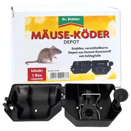 Dr. Stähler Mäuseköder Depot mit Schlagfalle 2 Stück