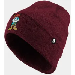 BAVARIAN CAPS Stick-Haum Papa Schlumpf - dunkelrot DUNKELROT