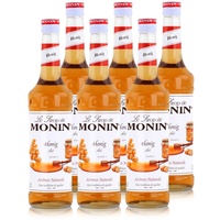 Monin Sirup Honig 700ml - Cocktails Milchshakes Kaffeesirup (6er Pack)
