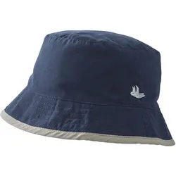 Sonnenhut mit Stickerei - marine