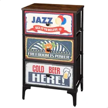 Max Home Vintage-retro Kommode - Multicolour - One Size