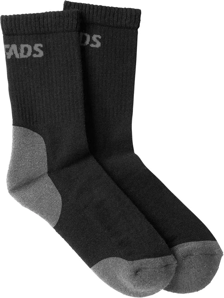 Wollsocken 2er-Pack 9168 SOW -  M - schwarz