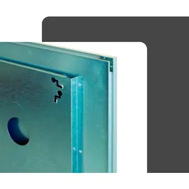 Fenix Infrarotheizung ECOSUN Glasheizung 850W 120 x 60 x 3cm), Weiß mit Rahmen