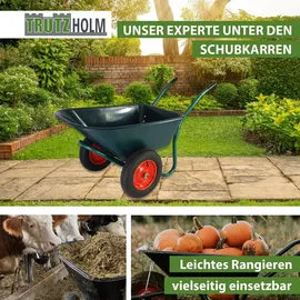 Trutzholm 2-Rad Schubkarre 100 l Grün