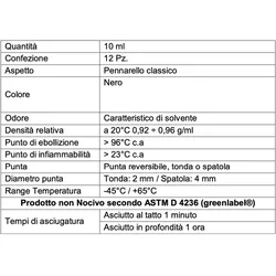 Permanent-Marker DURA-INK 20, Farbe schwarz