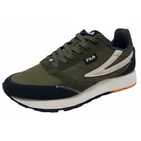 Fila Herren Run Formation Sneaker, Olive Night-Dark Shadow, 45 EU