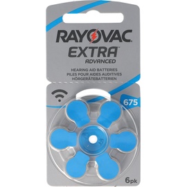 Rayovac Extra Advanced Hörgerätebatterie HA675, PR44, 4600, Acoustic Special,