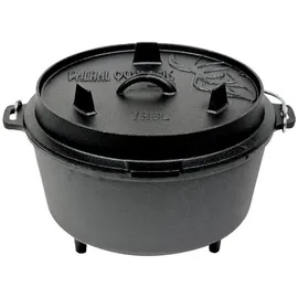 VALHAL OUTDOOR Dutch Oven 8 l Gusseisen schwarz