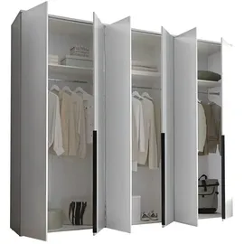 Stella Trading Drehtürenschrank 6-türig 270 x 225 x 52 cm Weiß
