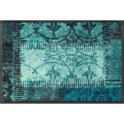 wash-and-dry Matte Vintage Patches Tuerkis